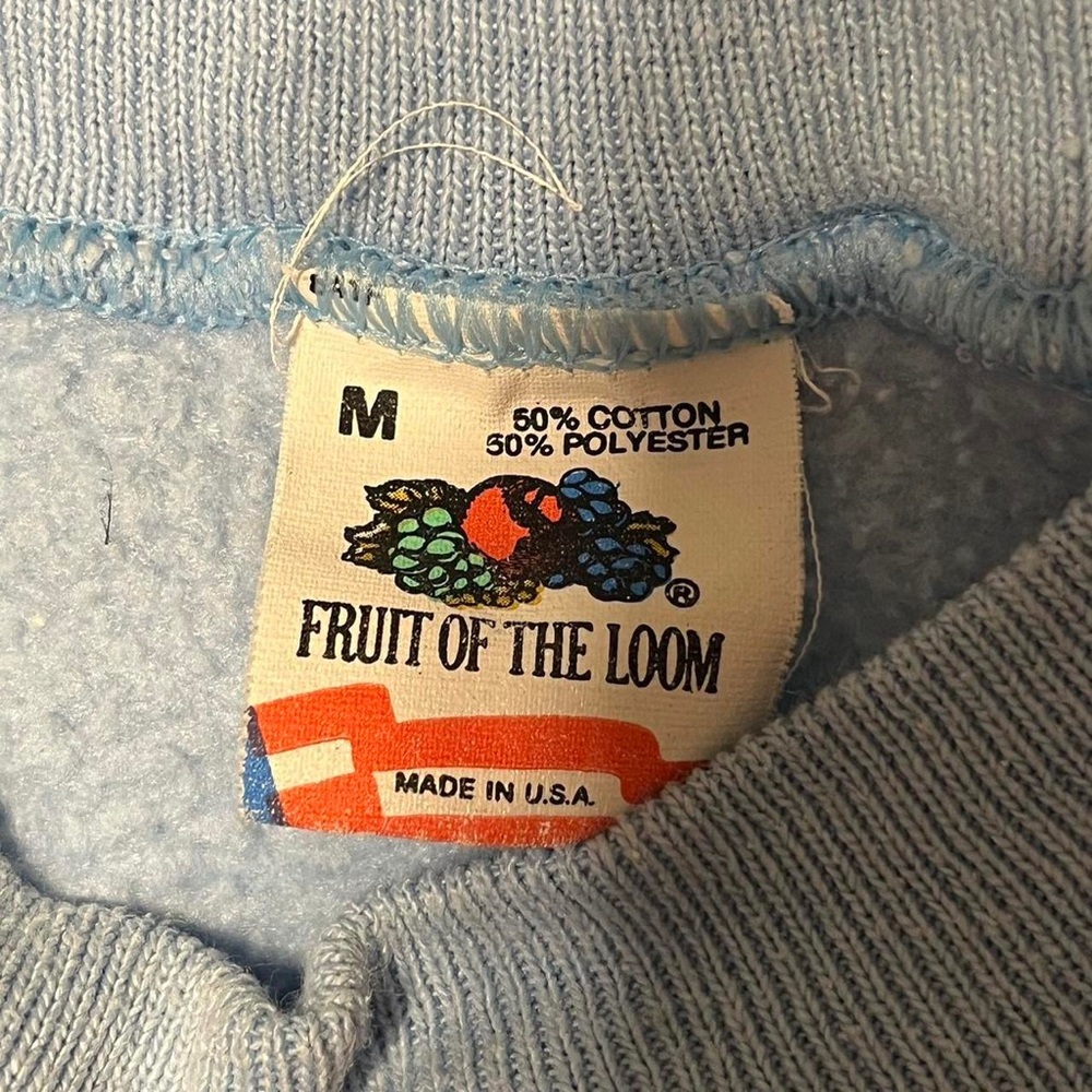 Vintage Beagle Crewneck Sweatshirt 80s Size Medium Kitsch Retro Fido - Picture 6 of 6